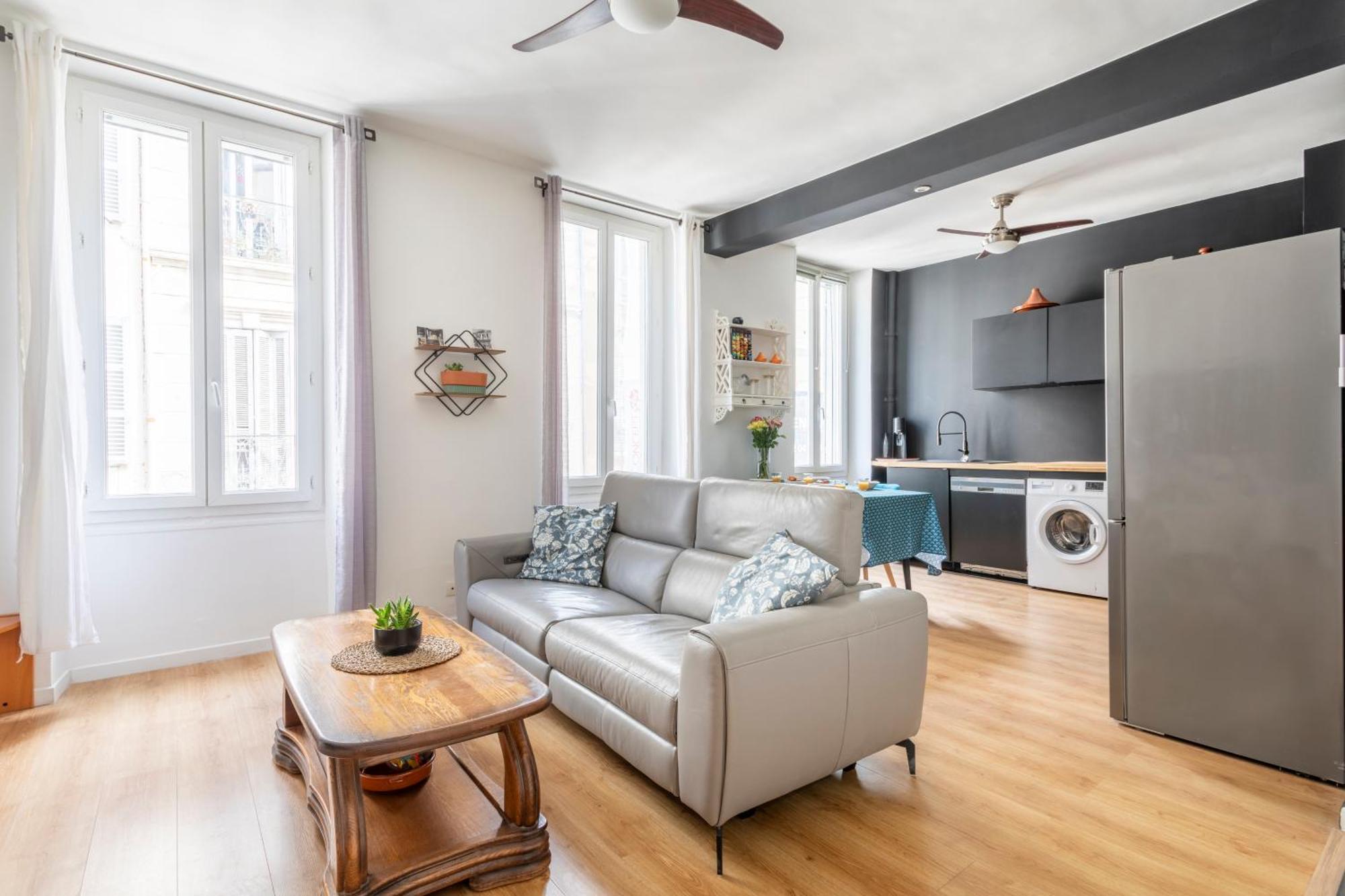 T3 Cosy A Marseille, Proche Vieux-Port Et Gare Apartment Bagian luar foto
